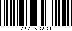 Código de barras (EAN, GTIN, SKU, ISBN): '7897975042943'