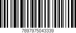 Código de barras (EAN, GTIN, SKU, ISBN): '7897975043339'