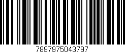 Código de barras (EAN, GTIN, SKU, ISBN): '7897975043797'