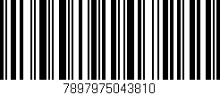 Código de barras (EAN, GTIN, SKU, ISBN): '7897975043810'