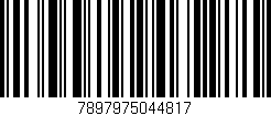 Código de barras (EAN, GTIN, SKU, ISBN): '7897975044817'