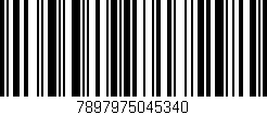 Código de barras (EAN, GTIN, SKU, ISBN): '7897975045340'