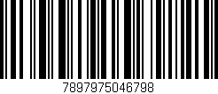 Código de barras (EAN, GTIN, SKU, ISBN): '7897975046798'