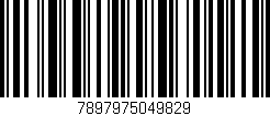 Código de barras (EAN, GTIN, SKU, ISBN): '7897975049829'