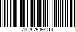 Código de barras (EAN, GTIN, SKU, ISBN): '7897975056018'