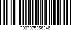 Código de barras (EAN, GTIN, SKU, ISBN): '7897975056346'