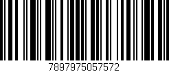 Código de barras (EAN, GTIN, SKU, ISBN): '7897975057572'