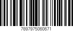 Código de barras (EAN, GTIN, SKU, ISBN): '7897975060671'