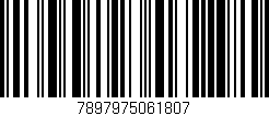 Código de barras (EAN, GTIN, SKU, ISBN): '7897975061807'