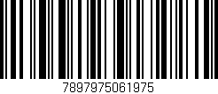 Código de barras (EAN, GTIN, SKU, ISBN): '7897975061975'