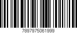 Código de barras (EAN, GTIN, SKU, ISBN): '7897975061999'