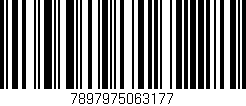 Código de barras (EAN, GTIN, SKU, ISBN): '7897975063177'