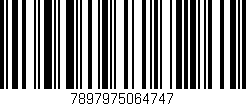 Código de barras (EAN, GTIN, SKU, ISBN): '7897975064747'