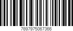 Código de barras (EAN, GTIN, SKU, ISBN): '7897975067366'