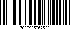 Código de barras (EAN, GTIN, SKU, ISBN): '7897975067533'