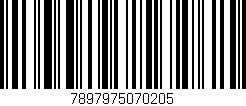 Código de barras (EAN, GTIN, SKU, ISBN): '7897975070205'