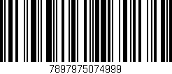Código de barras (EAN, GTIN, SKU, ISBN): '7897975074999'