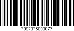 Código de barras (EAN, GTIN, SKU, ISBN): '7897975099077'