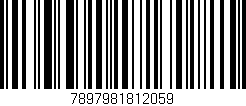 Código de barras (EAN, GTIN, SKU, ISBN): '7897981812059'