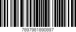 Código de barras (EAN, GTIN, SKU, ISBN): '7897981890897'