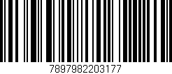 Código de barras (EAN, GTIN, SKU, ISBN): '7897982203177'