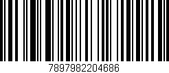 Código de barras (EAN, GTIN, SKU, ISBN): '7897982204686'