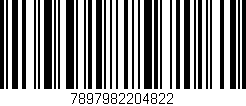 Código de barras (EAN, GTIN, SKU, ISBN): '7897982204822'