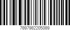 Código de barras (EAN, GTIN, SKU, ISBN): '7897982205089'