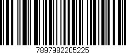 Código de barras (EAN, GTIN, SKU, ISBN): '7897982205225'