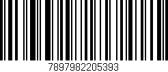 Código de barras (EAN, GTIN, SKU, ISBN): '7897982205393'