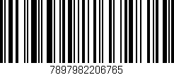 Código de barras (EAN, GTIN, SKU, ISBN): '7897982206765'