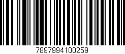 Código de barras (EAN, GTIN, SKU, ISBN): '7897994100259'