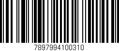 Código de barras (EAN, GTIN, SKU, ISBN): '7897994100310'