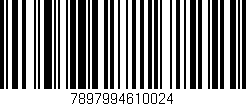 Código de barras (EAN, GTIN, SKU, ISBN): '7897994610024'