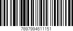 Código de barras (EAN, GTIN, SKU, ISBN): '7897994611151'