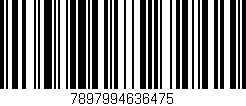 Código de barras (EAN, GTIN, SKU, ISBN): '7897994636475'