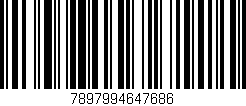 Código de barras (EAN, GTIN, SKU, ISBN): '7897994647686'