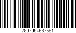 Código de barras (EAN, GTIN, SKU, ISBN): '7897994667561'