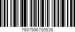 Código de barras (EAN, GTIN, SKU, ISBN): '7897996700839'