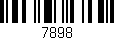 Código de barras (EAN, GTIN, SKU, ISBN): '7898'