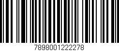 Código de barras (EAN, GTIN, SKU, ISBN): '7898001222278'