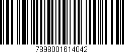 Código de barras (EAN, GTIN, SKU, ISBN): '7898001614042'