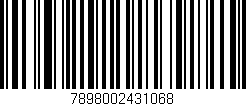 Código de barras (EAN, GTIN, SKU, ISBN): '7898002431068'