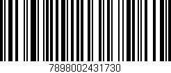 Código de barras (EAN, GTIN, SKU, ISBN): '7898002431730'