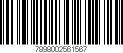 Código de barras (EAN, GTIN, SKU, ISBN): '7898002561567'