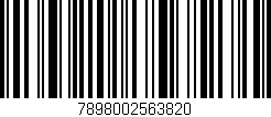 Código de barras (EAN, GTIN, SKU, ISBN): '7898002563820'