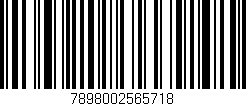 Código de barras (EAN, GTIN, SKU, ISBN): '7898002565718'