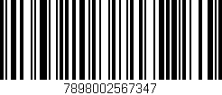 Código de barras (EAN, GTIN, SKU, ISBN): '7898002567347'