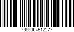 Código de barras (EAN, GTIN, SKU, ISBN): '7898004512277'