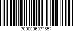 Código de barras (EAN, GTIN, SKU, ISBN): '7898006877657'